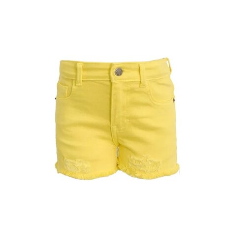 Nais  jeans short Geel